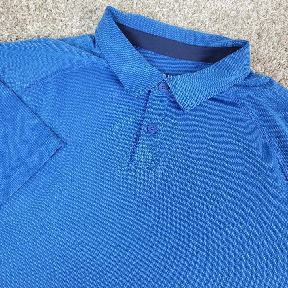 Rhone Mens Large Solid Blue Performance Stretch B… - image 1